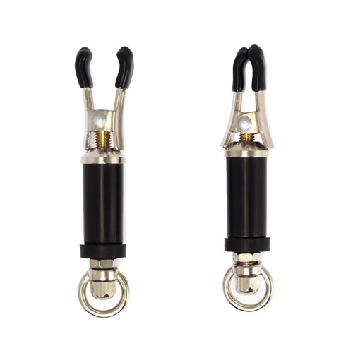 Black Adjustable Nipple Clamps