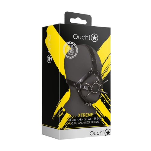 Arnés de Cabeza Ouch Xtreme con Gag Spider