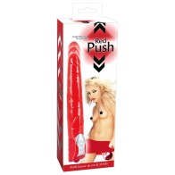 Red Push Standard Vibrator with Thruster Function