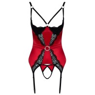 Cupless and Crotchless Basque X Large for Seduction