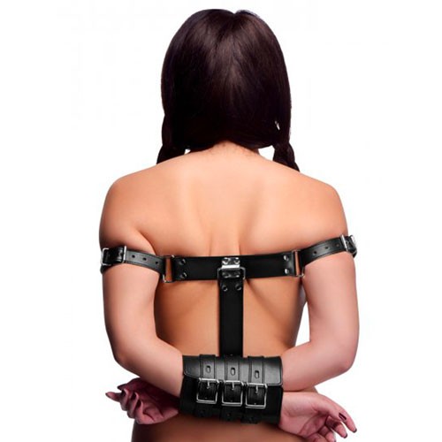 XR Strict Arm Binder Adjustable Restraint for Bondage Play