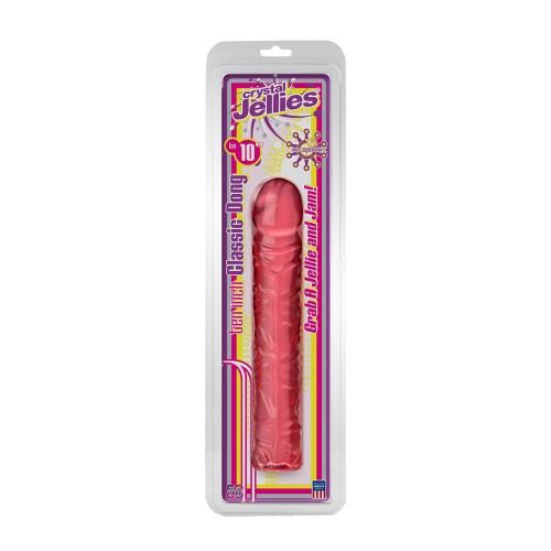 Pene de Gelatina Rosa Clásico de 10 Pulgadas