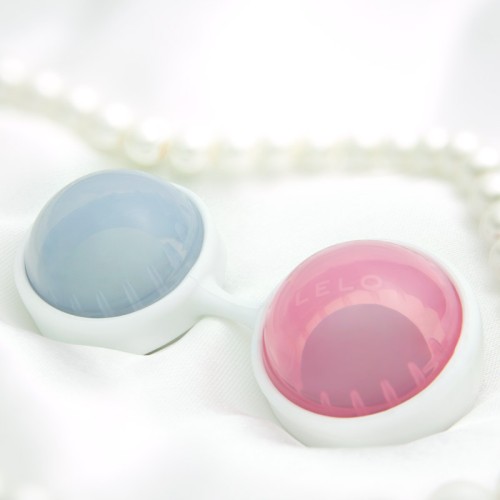 Lelo Luna Mini Beads Pink and Blue