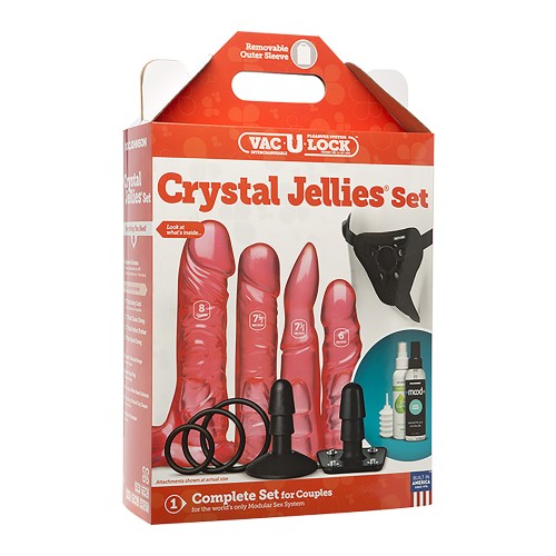 Set de Arnés Crystal Jellies Vac-U-Lock