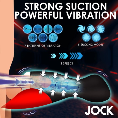 Jock Sucking Vibrating Masturbator