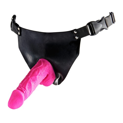 ToyJoy Pink Powergirl Strap-On Vibrating Dong