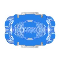 Fleshlight Quickshot Turbo Azul Hielo Masturbador Masculino Compacto