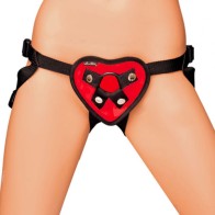 Lux Fetish Heart Strap-On Harness for Ultimate Pleasure