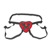 Lux Fetish Heart Strap-On Harness for Ultimate Pleasure