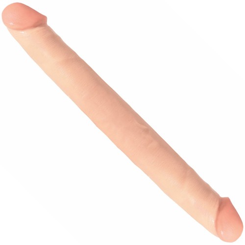 Basix 12 Inch Double Dong Flesh for Versatile Pleasure