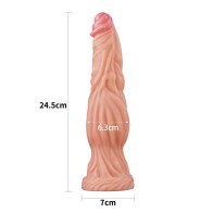 9.5 Inch Dual Layered Silicone Cock