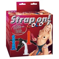 Strap On! Color Dildo Harness for Multicolor Pleasure