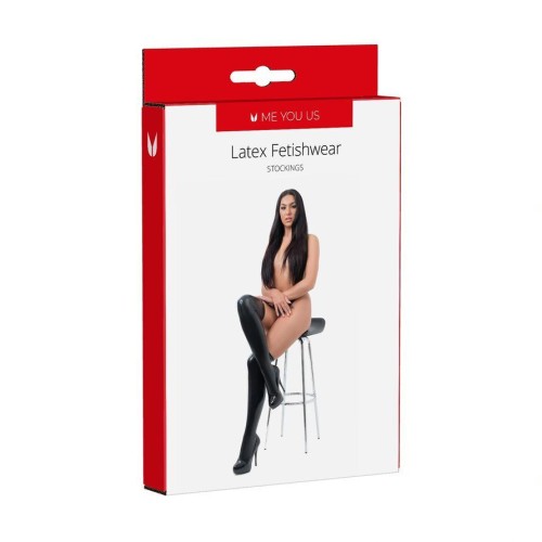 Me You Us Latex Fetishwear Stockings Small