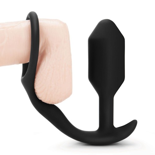 b-Vibe Snug And Tug Anal Plug Cock Ring for Prostate Stimulation