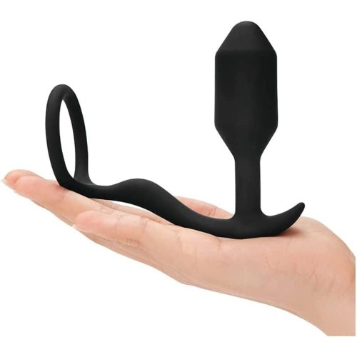 Plug Anal y Anillo para el Pene b-Vibe Snug and Tug para Estimulación de la Próstata