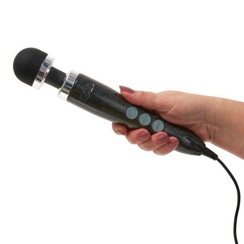 Doxy Wand Massager Number 3 Disco Black for Ultimate Pleasure