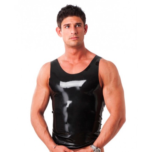 Rubber Secrets Large Vest in Natural Latex