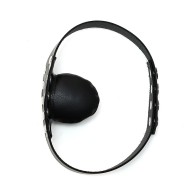 Leather Gag with Studs for BDSM Play