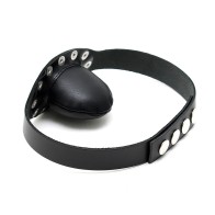 Leather Gag with Studs for BDSM Play