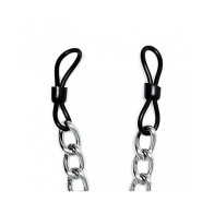 Draw Up Nipple Clamps with Chain for Enhanced Pleasure