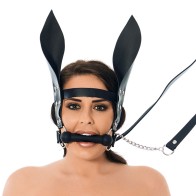 Horsebit Mouth Gag With Reins and Ears for Role Play