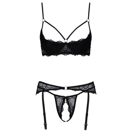 Conjunto Abierto y Crotchless de Cottelli Lingerie