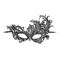 Ouch Lace Eye Mask Royal for Sensual Play