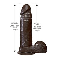 Dildo Realista 8 Pulgadas Negro