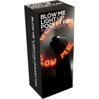 Blow Me Light Up Pocket Fan for Fun and Refreshment