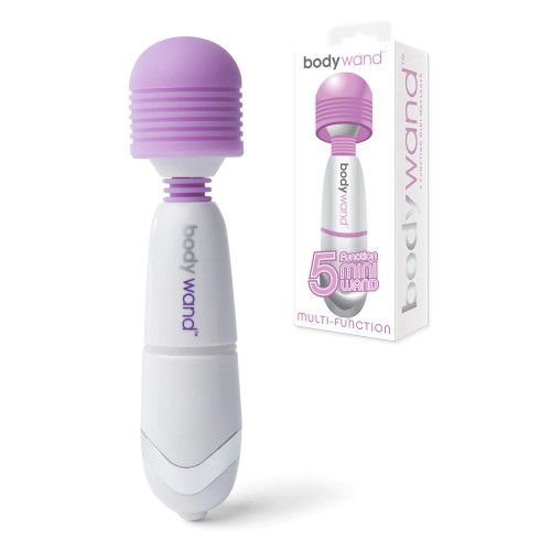 Masajeador Mini Wand Bodywand de 5 Funciones para Relajación Discreta