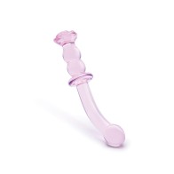 Dildo de Vidrio Glaze Rosebud para G-Spot