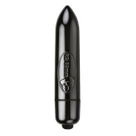 Rocks Off Vibrador Bullet Metal Midnight de 80mm para un Placer Éxtasis