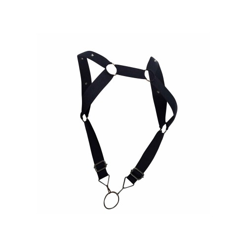 Male Basics Dungeon Straight Back Harness with Cock Ring