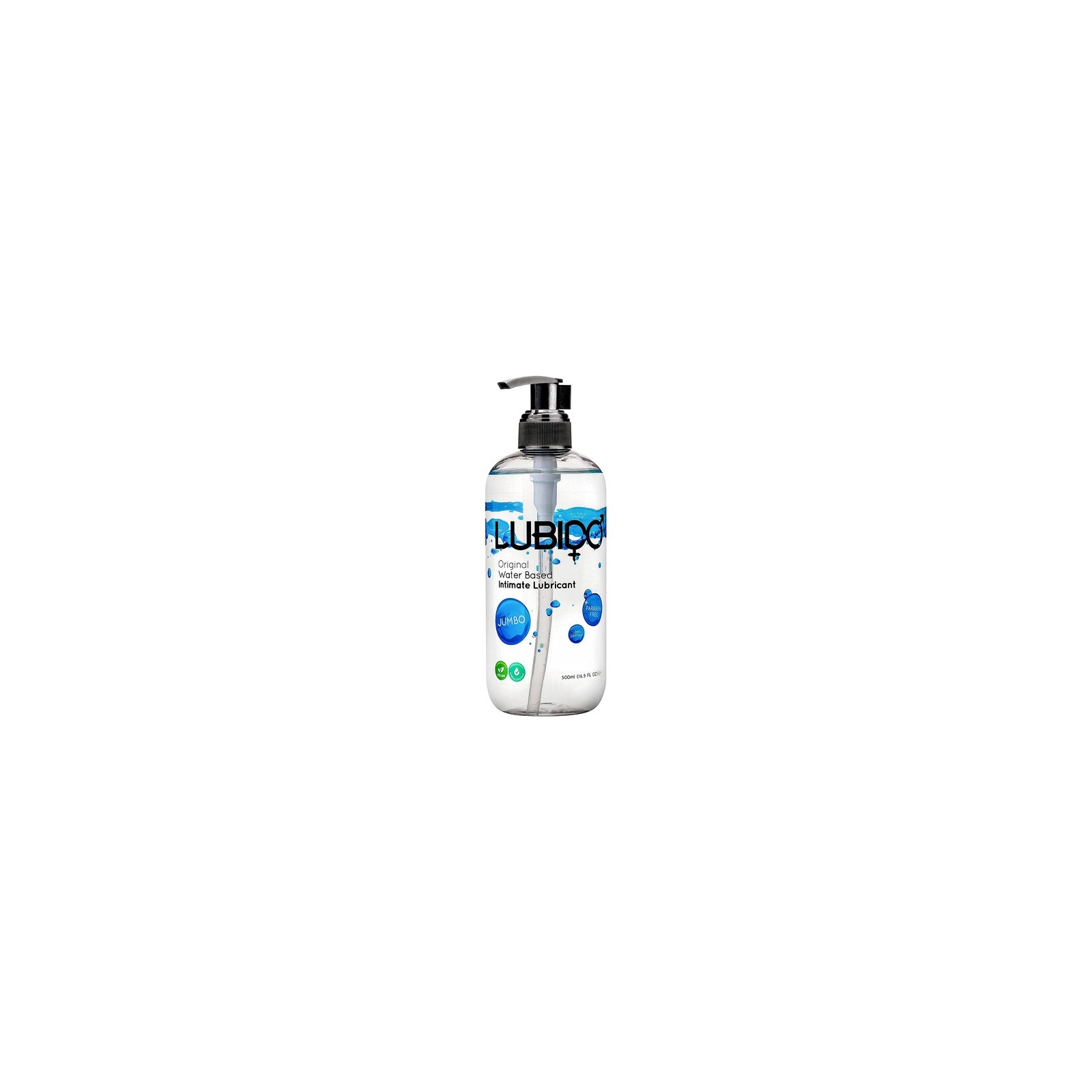 Lubido 500ml Paraben Free Water-Based Lubricant for Intimate Play