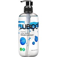 Lubricante a Base de Agua Lubido 500ml Sin Parabenos para Juegos Íntimos