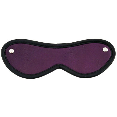 Leather Blindfold Purple for Sensory Play