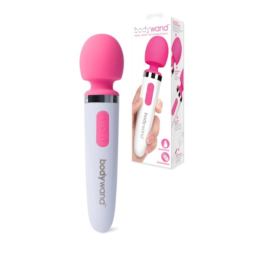 Masajeador Mini Rechazable de Silicona y a Prueba de Agua Bodywand Aqua