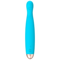 Mini Vibrador Recargable Cuties Touch de Seda Azul