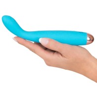 Mini Vibrador Recargable Cuties Touch de Seda Azul