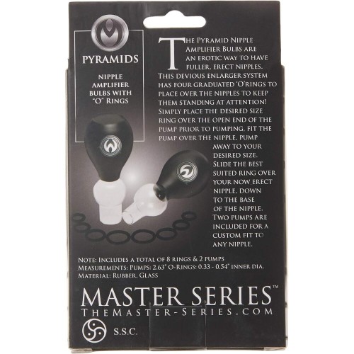 Pyramid Nipple Amplifier Bulbs for Enhanced Sensation