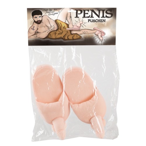 Divertidas Pantuflas de Pene para Calzado Cómodo