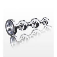 Plug Anal Diamond Star Beads Grande