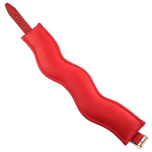 Rouge Garments Red Padded Posture Collar for BDSM Play