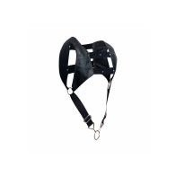 Dungeon Crop Top Cock Ring Harness for Men