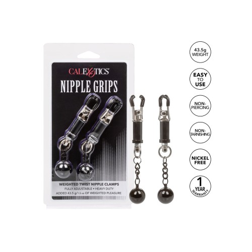 Pinzas para Pezones con Peso Nipple Grips para Sensaciones Intensas