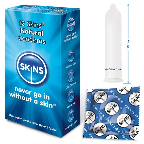 Skins Preservativos Naturales 12 Pack