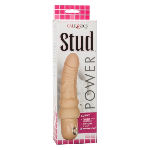 Dildo Poderoso Flesh Curvo Impermeable