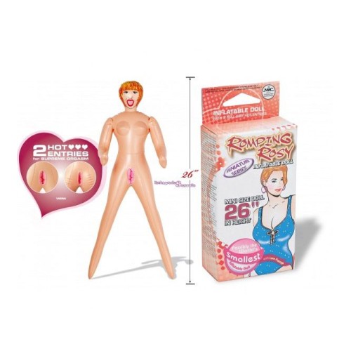 Romping Rosy Mini Inflatable Doll