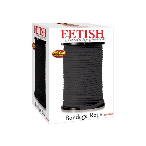 Cuerda de Bondage de 200 Pies de Fetish Fantasy Series - Suave y Duradera