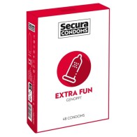 Secura Extra Fun Condoms - 48 Pack